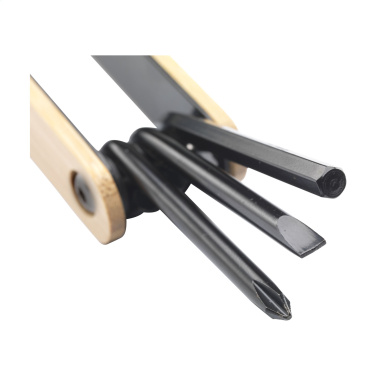 Logo trade corporate gift photo of: Bamboo Black Tool multi tool