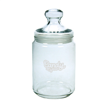 Logo trade promotional merchandise image of: Dolci Candy jar 1 L
