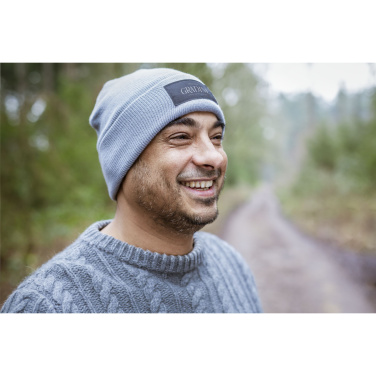 Logo trade promotional gifts image of: Stavanger GRS RPET Beanie hat