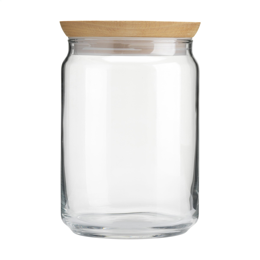 Logo trade promotional products picture of: Wood Jar Storage