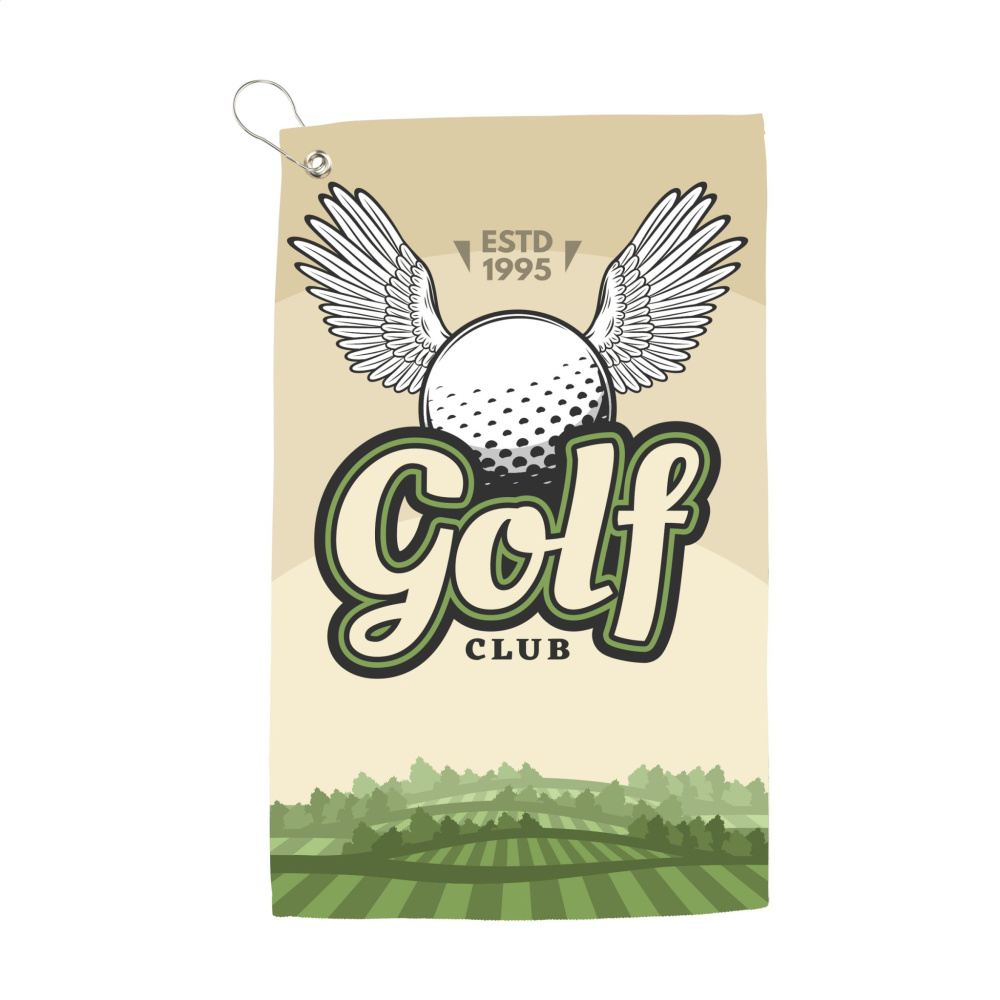 Logotrade promotional gift picture of: GolfTowel 400 g/m² 30x50