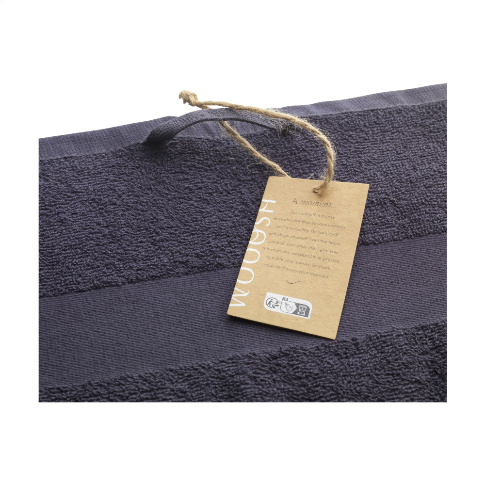 Logo trade business gifts image of: Wooosh Bath Towel GRS Recycle Cotton Mix 140 x 70 cm