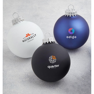 Logo trade corporate gifts image of: Christmas Bauble Ø 6 cm - set of 4 - Made in Europe