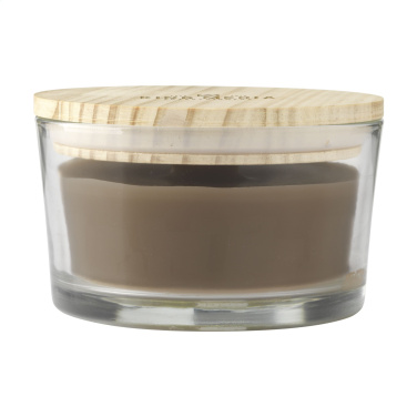 Logo trade promotional merchandise photo of: Wooosh Flame Scented Candle Dark Amber