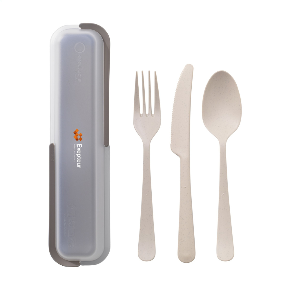 Logo trade corporate gifts picture of: Outdoor 3-piece Cutlery Set