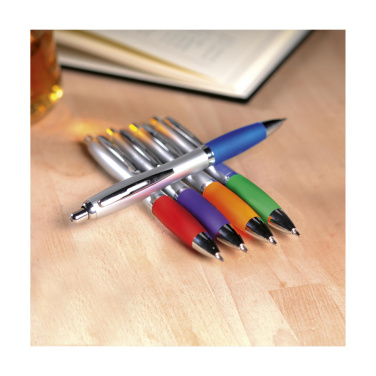 Logo trade promotional gift photo of: Athos Silver pen