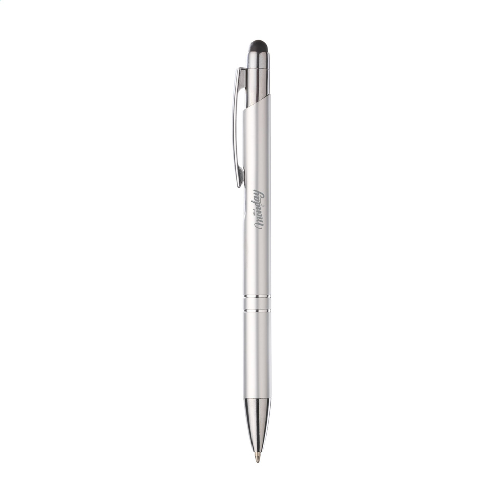 Logo trade corporate gifts image of: Ebony Touch stylus pen