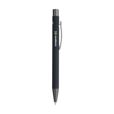 Logo trade promotional giveaway photo of: Brady Soft Touch Recycled Alu pens
