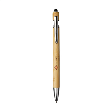 Logotrade promotional product picture of: Luca Touch Bamboo stylus pen