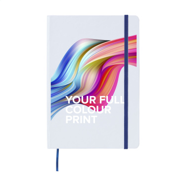 Logo trade business gifts image of: WhiteNote A5 Paper notebook