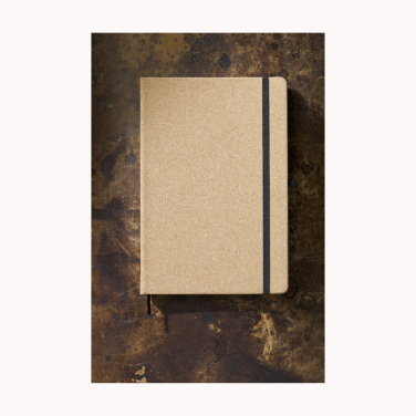 Logo trade promotional items picture of: CorkNote A5 Paper notebook