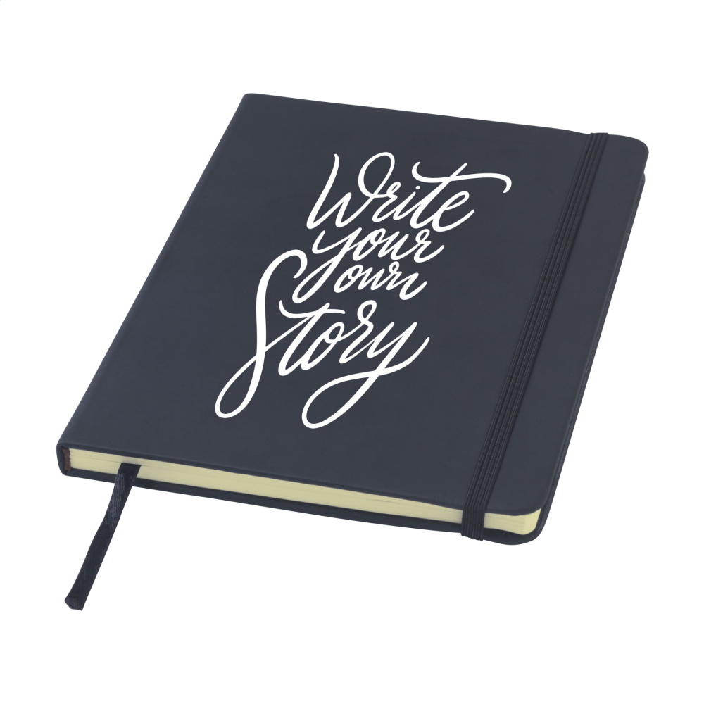 Logotrade promotional merchandise picture of: BudgetNote A5 Lines Paper Notebook