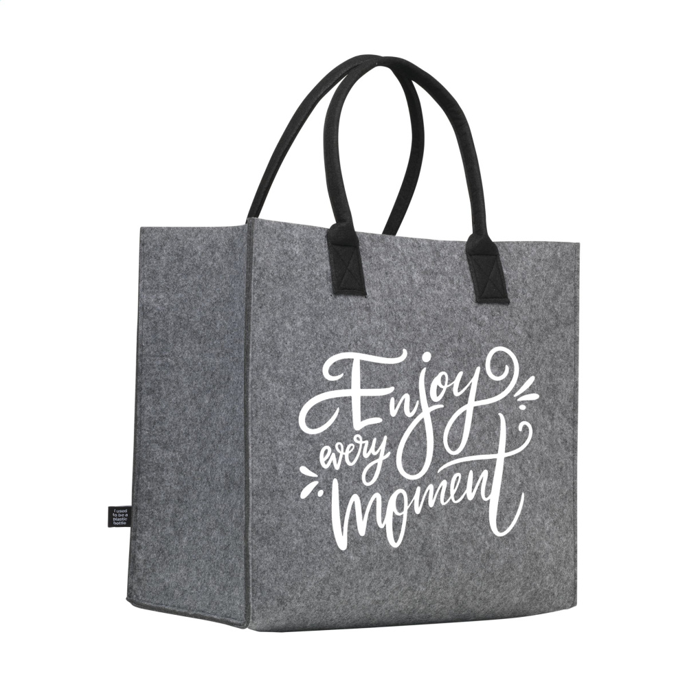 Logo trade business gifts image of: BigShopper Argus GRS RPET Felt