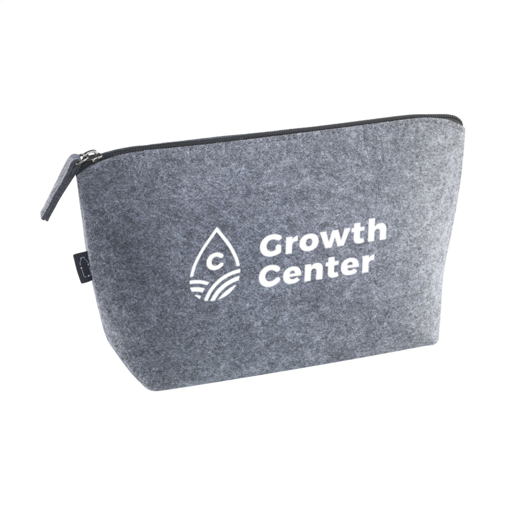 Logo trade business gifts image of: SmartBag GRS RPET Felt accessory bag