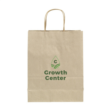 Logo trade advertising product photo of: Leaf It Bag recycled grass paper (90 g/m²) S