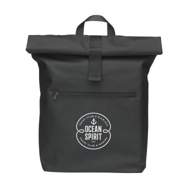 Logo trade promotional giveaways picture of: Lennon Roll-Top Recycled Backpack