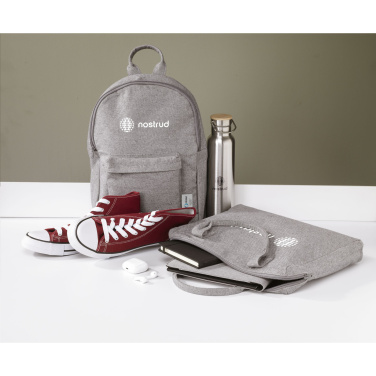 Logo trade advertising product photo of: Wolkat Agadir Recycled Textile Backpack