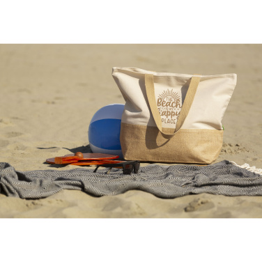 Logotrade promotional giveaway image of: Cancun Beachbag Organic Cotton (320 g/m²)