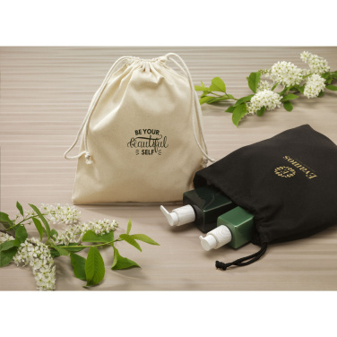 Logotrade corporate gift image of: Gift Pouch GRS Recycled Cotton (150 g/m²) M