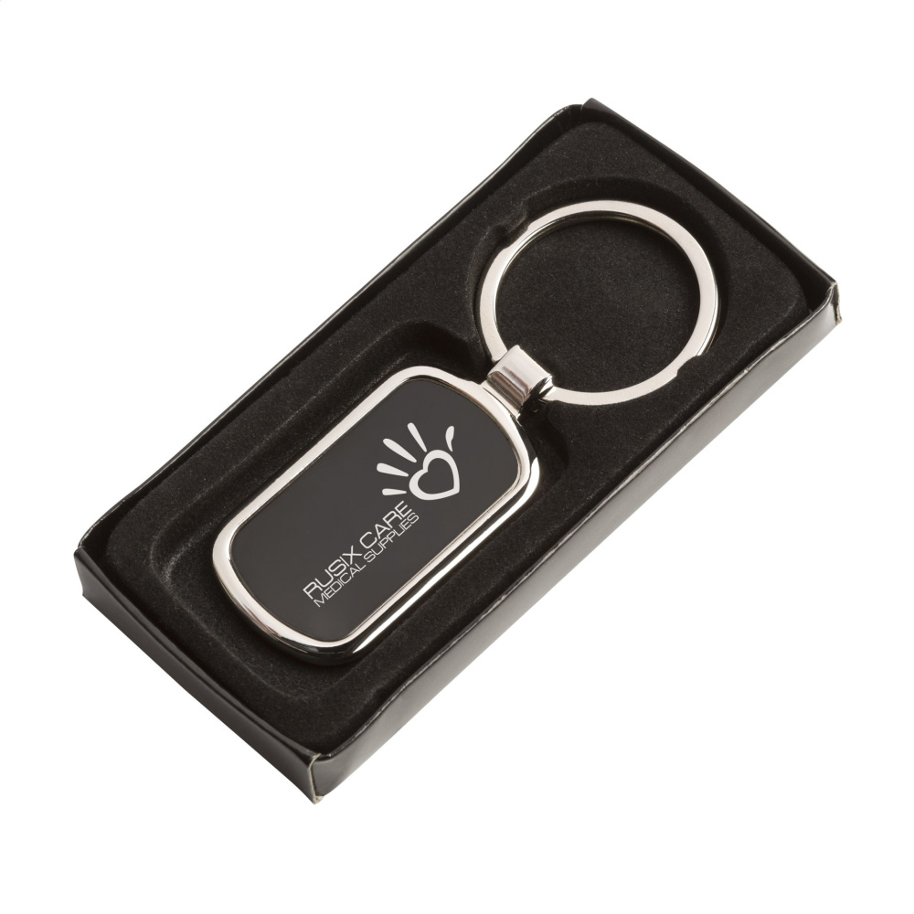 Logotrade promotional giveaway image of: KeyTag Rectangular keyring