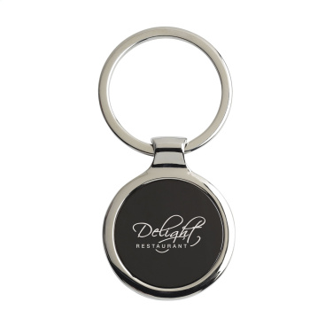 Logotrade business gift image of: KeyTag Circle keyring