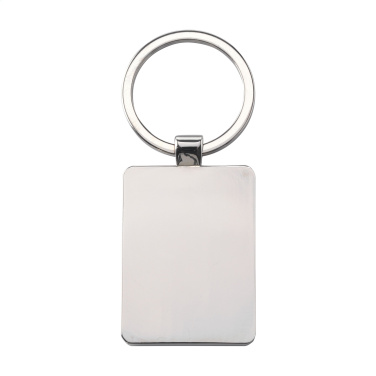 Logo trade corporate gifts picture of: Bamboo Key Rectangle keyring