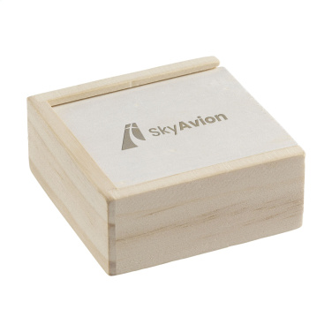 Logo trade promotional gifts image of: Tic Tac Toe Game Bamboo