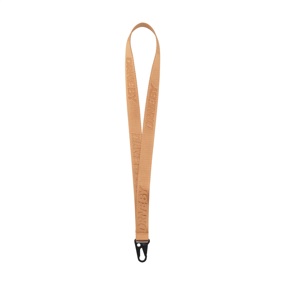 Logo trade corporate gifts image of: Lanyard Deep Woven 25 mm keycord