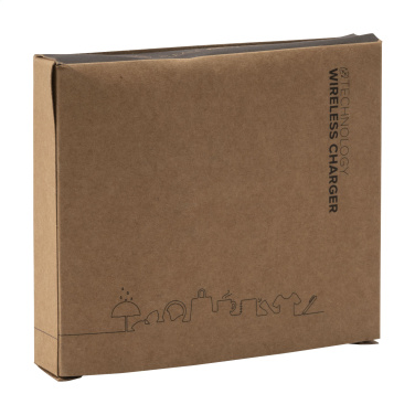 Logotrade promotional gift image of: Bamboo 10W Wireless Charger wireless fast charger