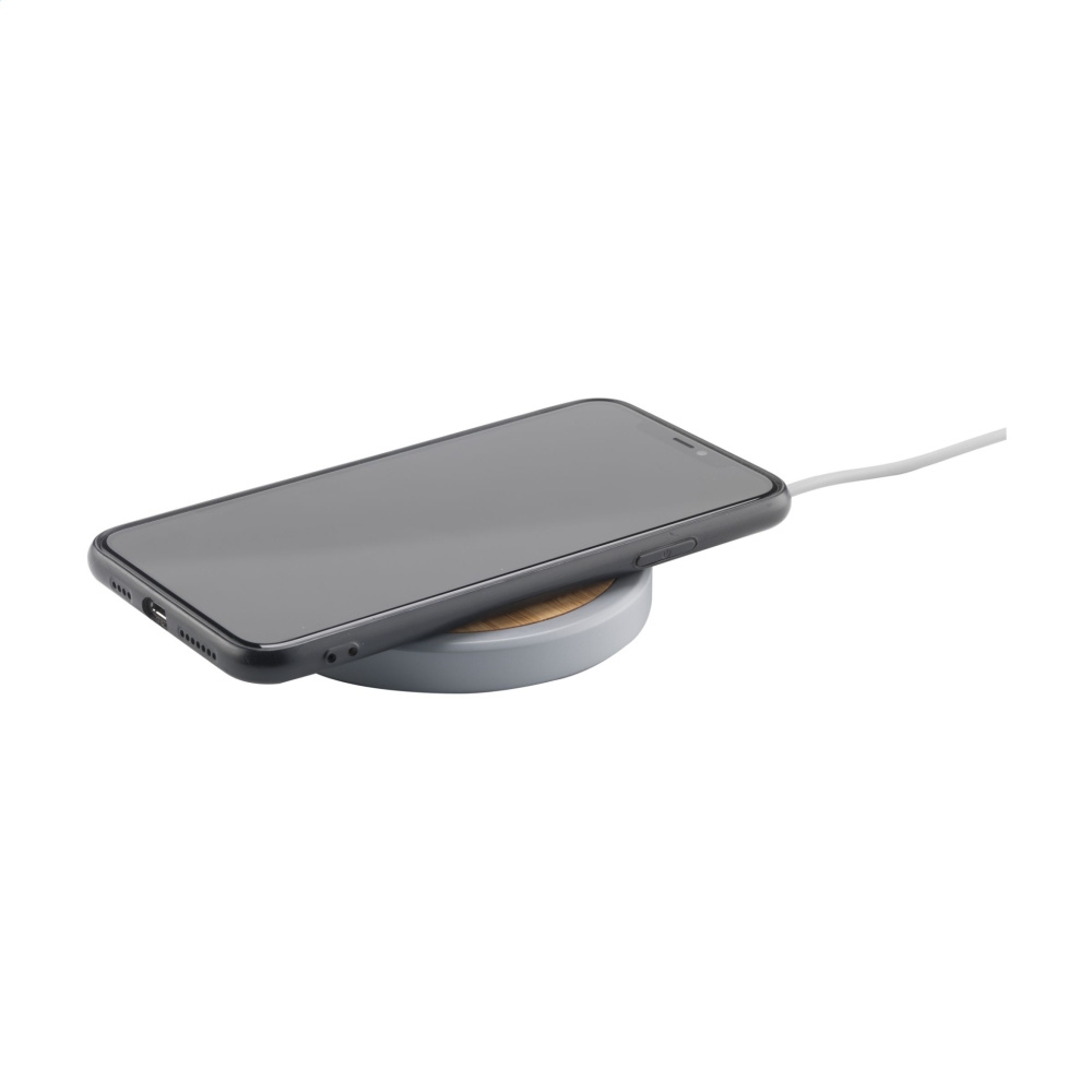 Logo trade advertising products picture of: Lidos Stone ECO 10W Wireless Charger