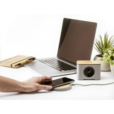 Logo trade business gift photo of: Lidos Stone ECO 10W Wireless Charger