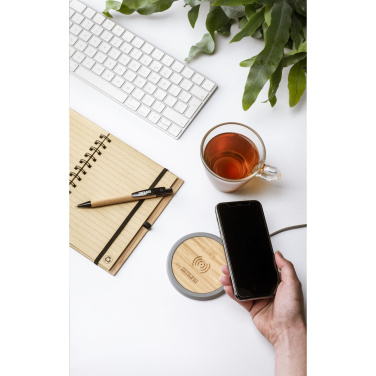 Logo trade advertising product photo of: Lidos Stone ECO 10W Wireless Charger