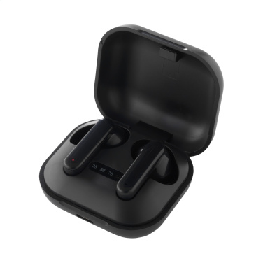 Logo trade corporate gift photo of: Aron TWS Wireless Earbuds in Charging Case