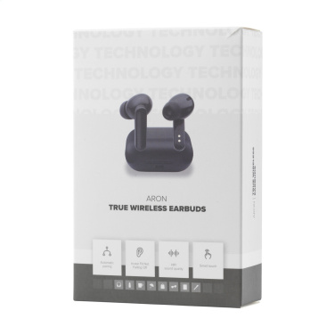 Logotrade advertising products photo of: Aron TWS Wireless Earbuds in Charging Case