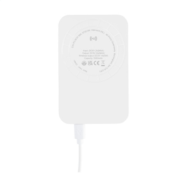 Logo trade business gift photo of: Force Magnetic RCS Recycled Wireless Powerbank 5000
