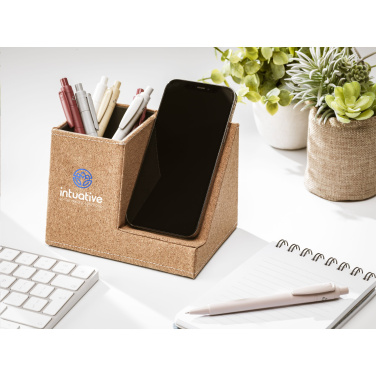 Logotrade promotional item image of: Ecork Pen Holder Wireless Charger