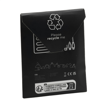 Logotrade promotional item image of: Charging Cable RCS Recycled ABS-TPE