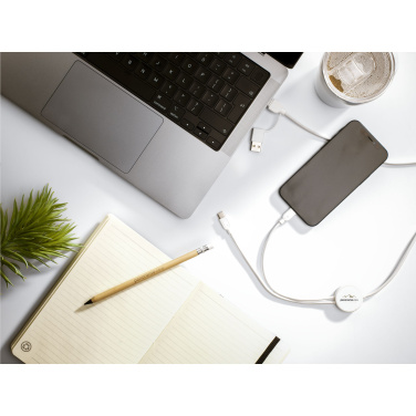 Logotrade promotional product image of: Charging Cable RCS Recycled ABS-TPE