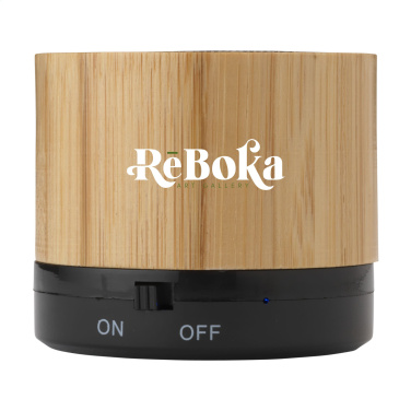 Logo trade promotional gift photo of: Bambox Bamboo Speaker