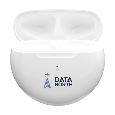 Logo trade advertising product photo of: Calypso RCS Recycled Wireless Earbuds