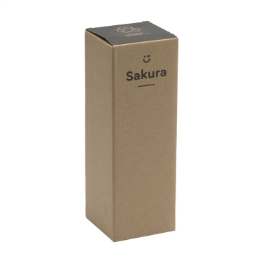 Logo trade business gift photo of: Sakura 360 ml bamboo thermo bottle/thermo cup