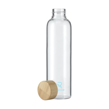 Logotrade promotional giveaways photo of: Senga Glass Bamboo 500 ml drinking bottle