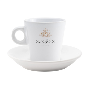 Logo trade corporate gifts image of: Burano 200 ml mug and saucer