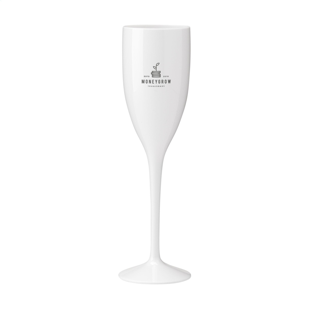 Logo trade promotional giveaways image of: Lunaire Reusable Champagne Glass 150 ml