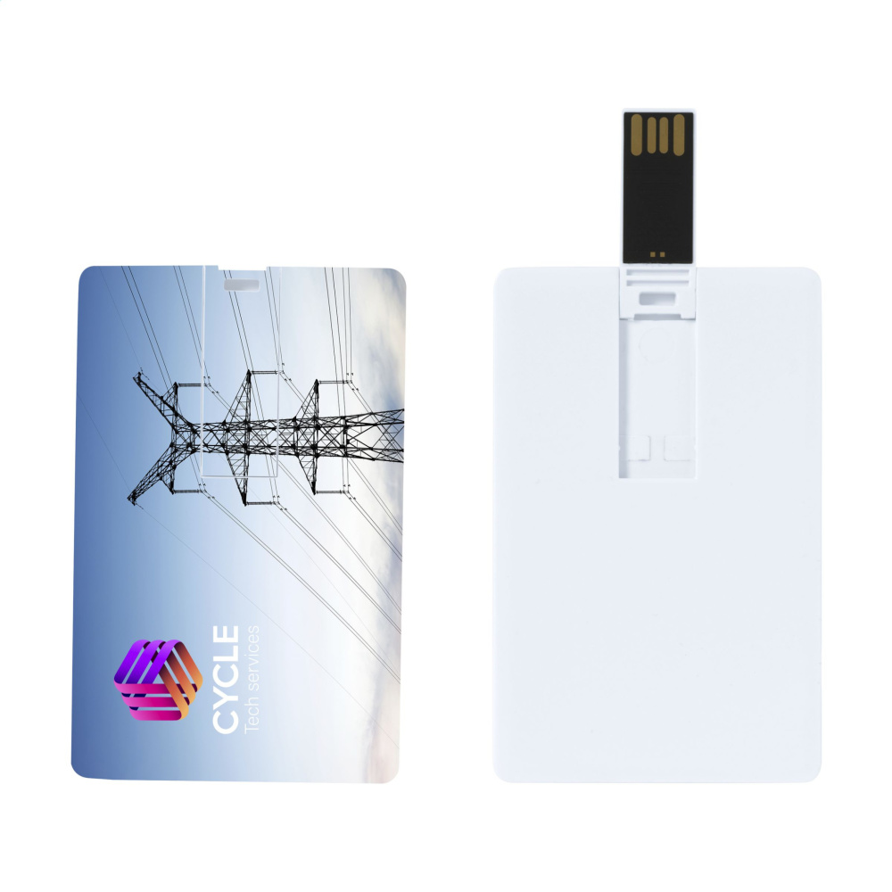 Logotrade promotional merchandise photo of: CredCard USB from stock 8 GB