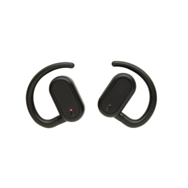Logotrade corporate gift image of: Fitsound RCS recycled plastic open ear TWS earbuds