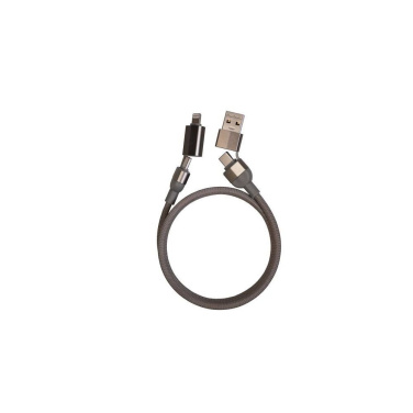 Logo trade promotional gifts picture of: Charging cable with data transfer DONNES Pierre Cardin