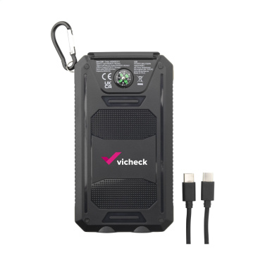 Logo trade advertising products picture of: Trail RCS Solar Charger Compass 8000