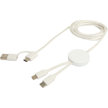 Logotrade corporate gifts photo of: Citala 5-in-1 recycled plastic 150 cm data sync and 27W fast charge cable