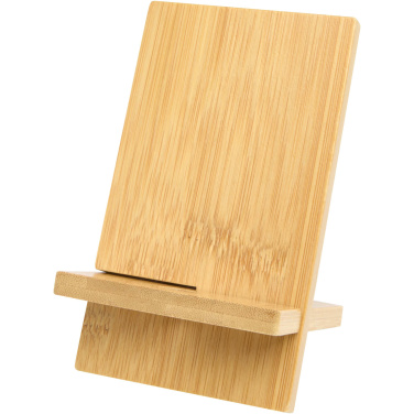 Logotrade promotional product picture of: Ceibo detachable bamboo phone stand